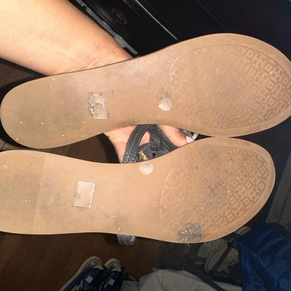 Tory burch black sándals size 11 - Picture 3 of 4